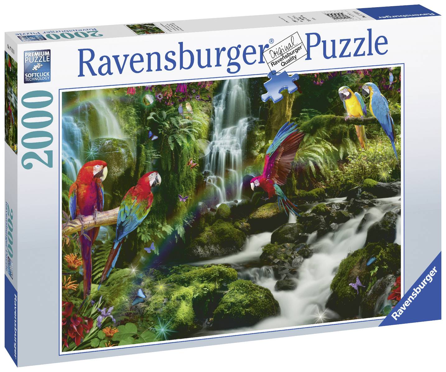 Ravensburger Bunte Papageien im Dschungel 2000 Teile 17111 1 St.