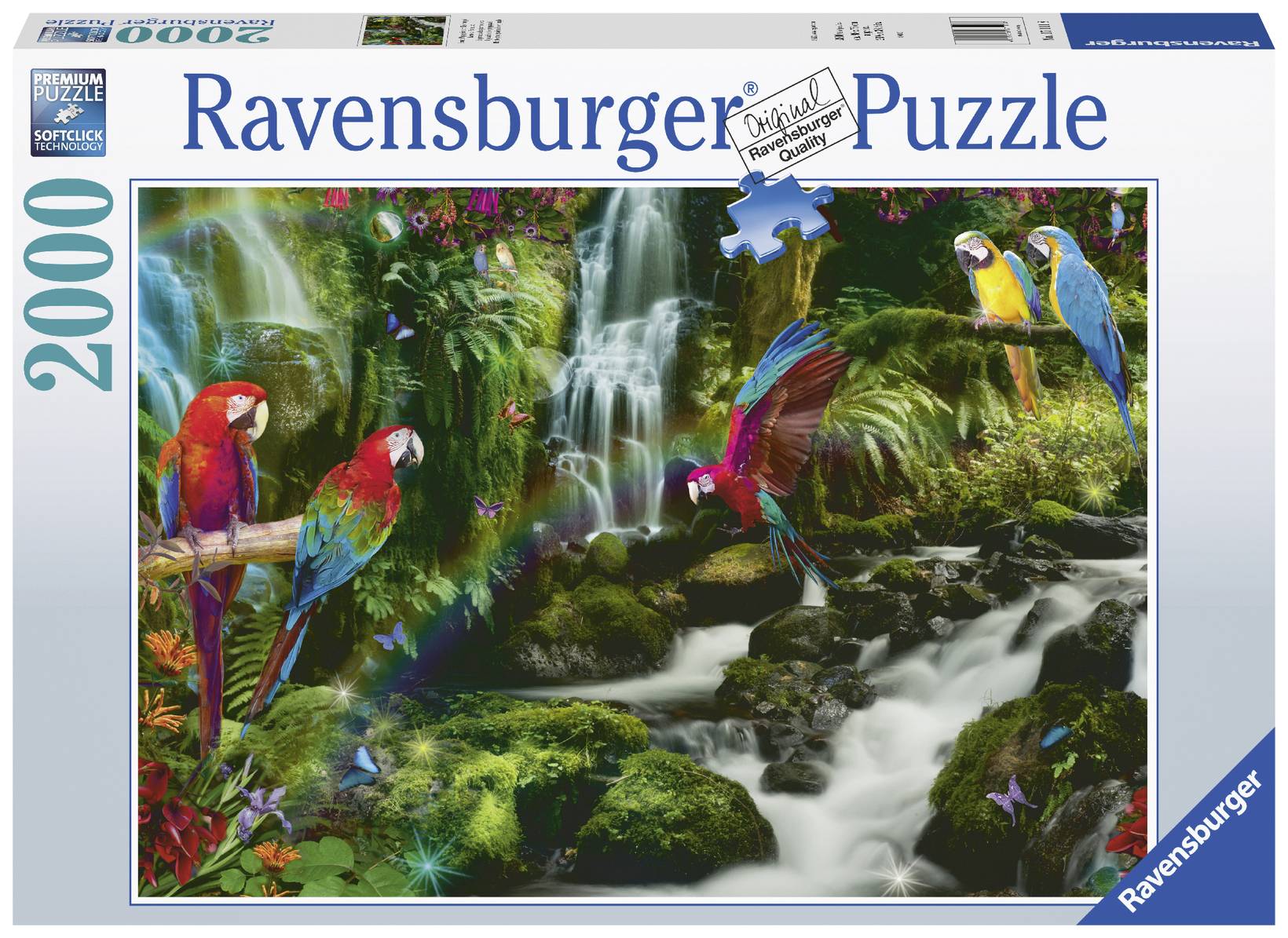 Ravensburger Bunte Papageien im Dschungel 2000 Teile 17111 1 St.
