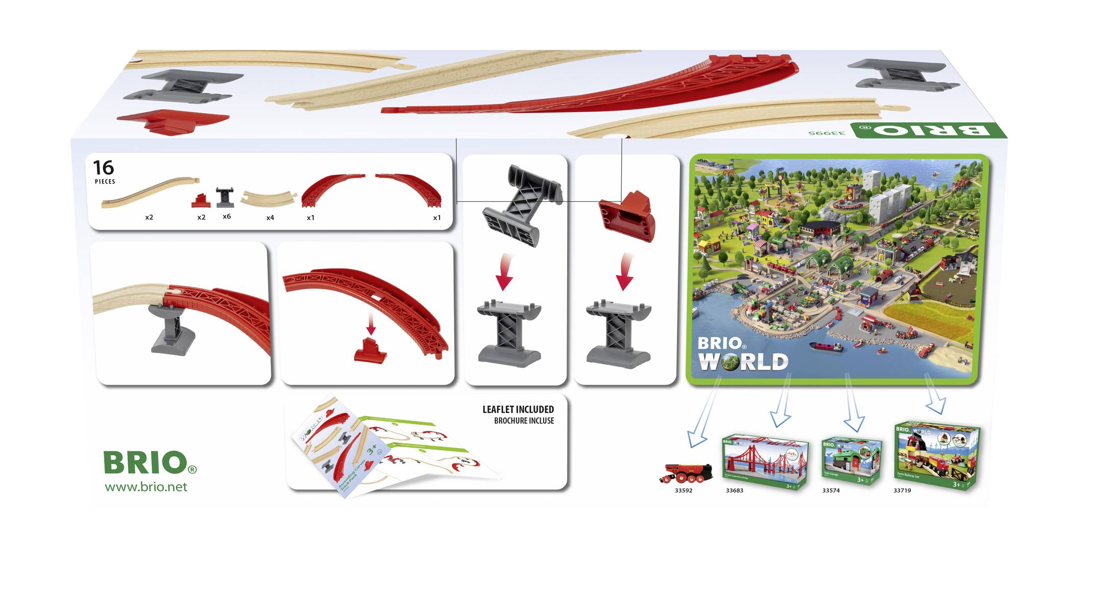 Brio 63399500 Schienenpaket Berg und Tal