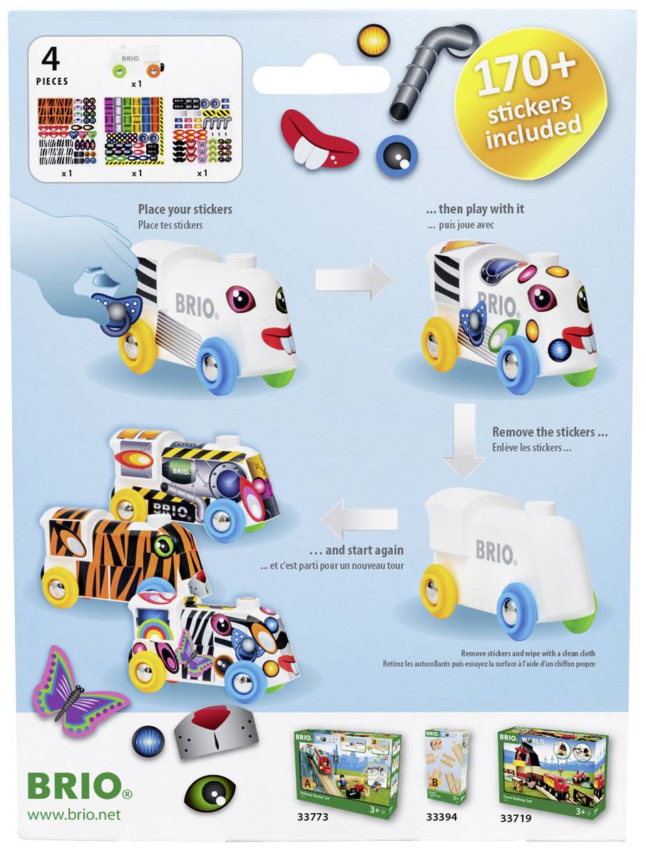 Brio Sticker-Lokomotive