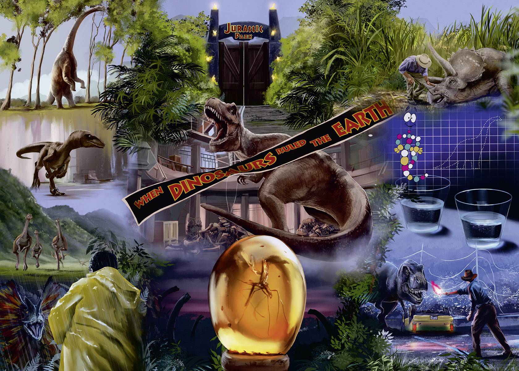 Ravensburger Jurassic Park 1000 Teile 17147 1 St.