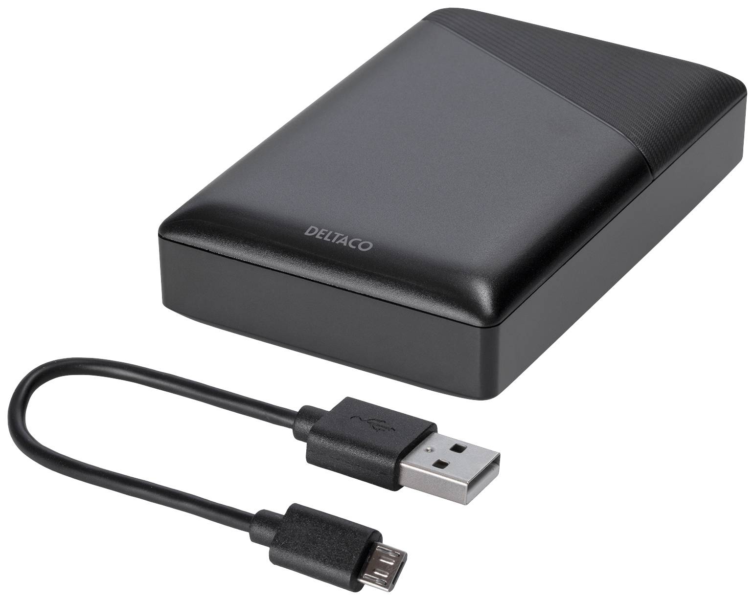Deltaco - a nordic brand PB-C1000 Powerbank 10000 mAh LiPo USB-A, USB-C® Schwarz