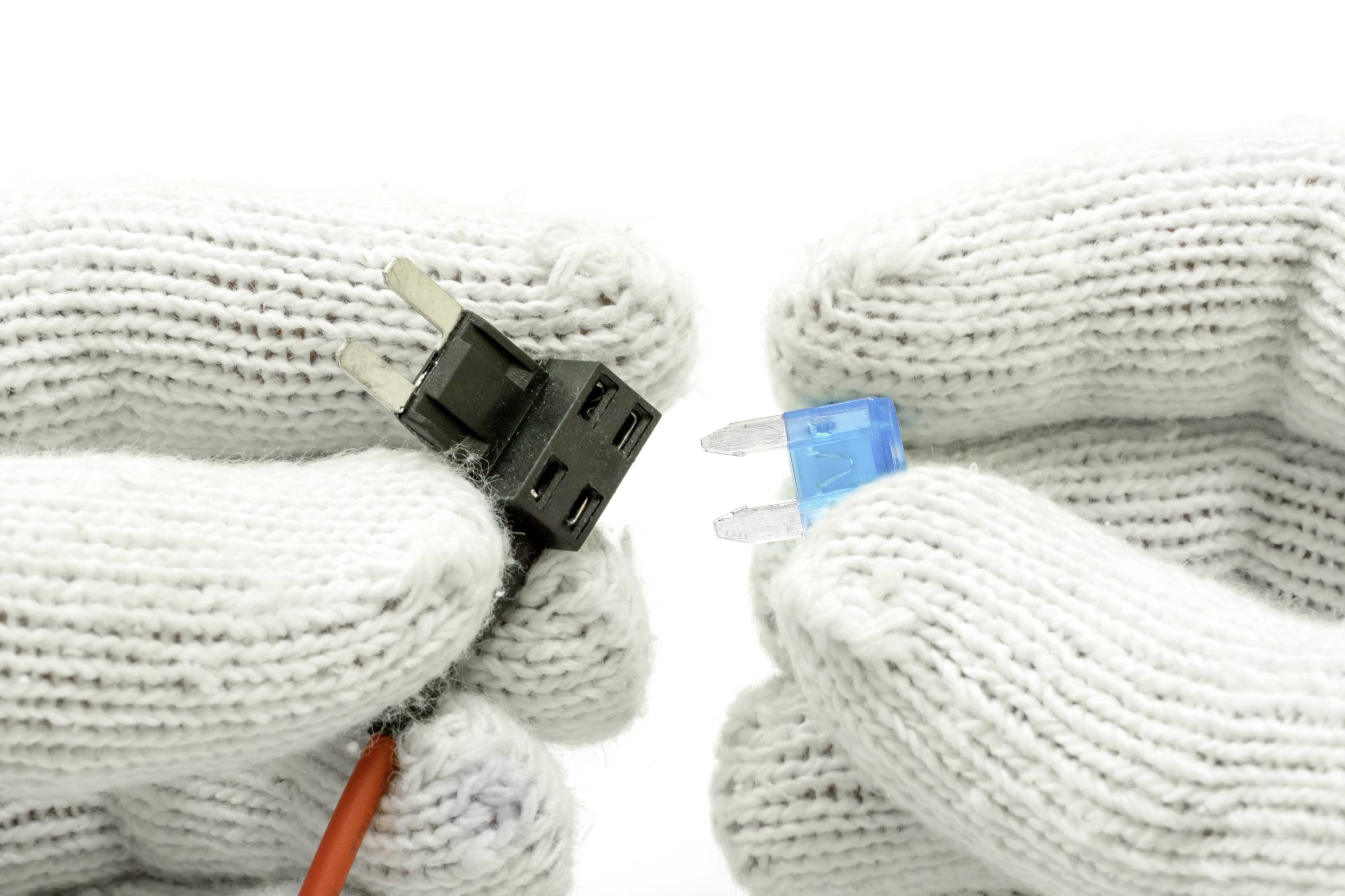 TRU COMPONENTS TC-10334036 Mini Flachsicherung 3 A, 5 A, 7.5 A, 10 A, 15 A, 20 A, 25 A, 30A Violett, Orange, Grau, Rot, Blue