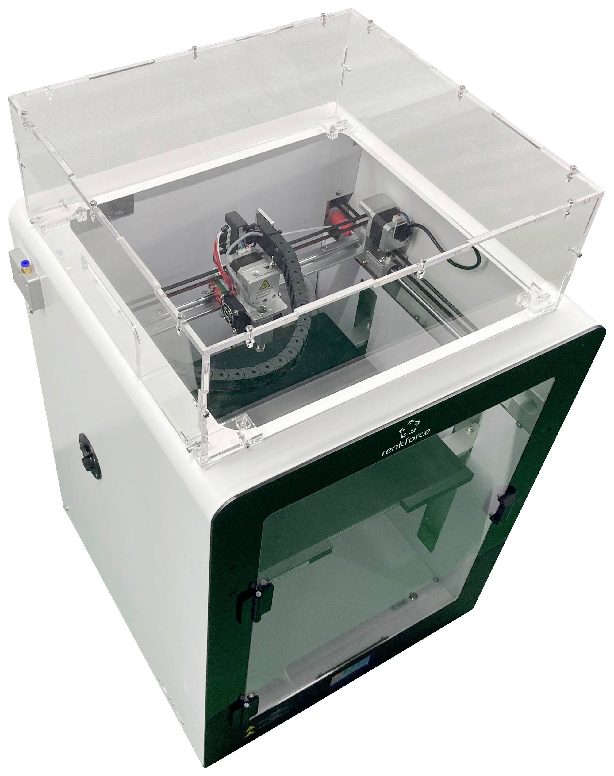 Renkforce Pro 6+ 3D Drucker beheizbares Druckbett, Dual-Düsen-System (Single Extruder)