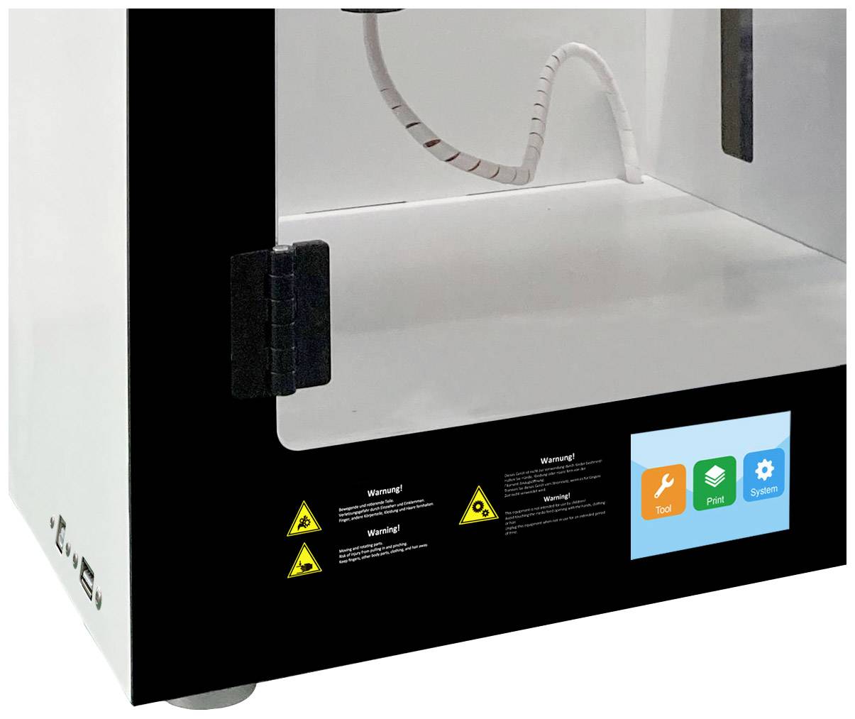 Renkforce Pro 6+ 3D Drucker beheizbares Druckbett, Dual-Düsen-System (Single Extruder)