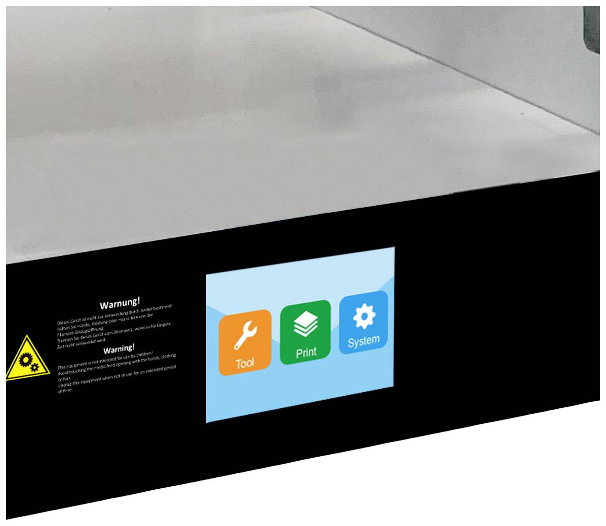 Renkforce Pro 6+ 3D Drucker beheizbares Druckbett, Dual-Düsen-System (Single Extruder)