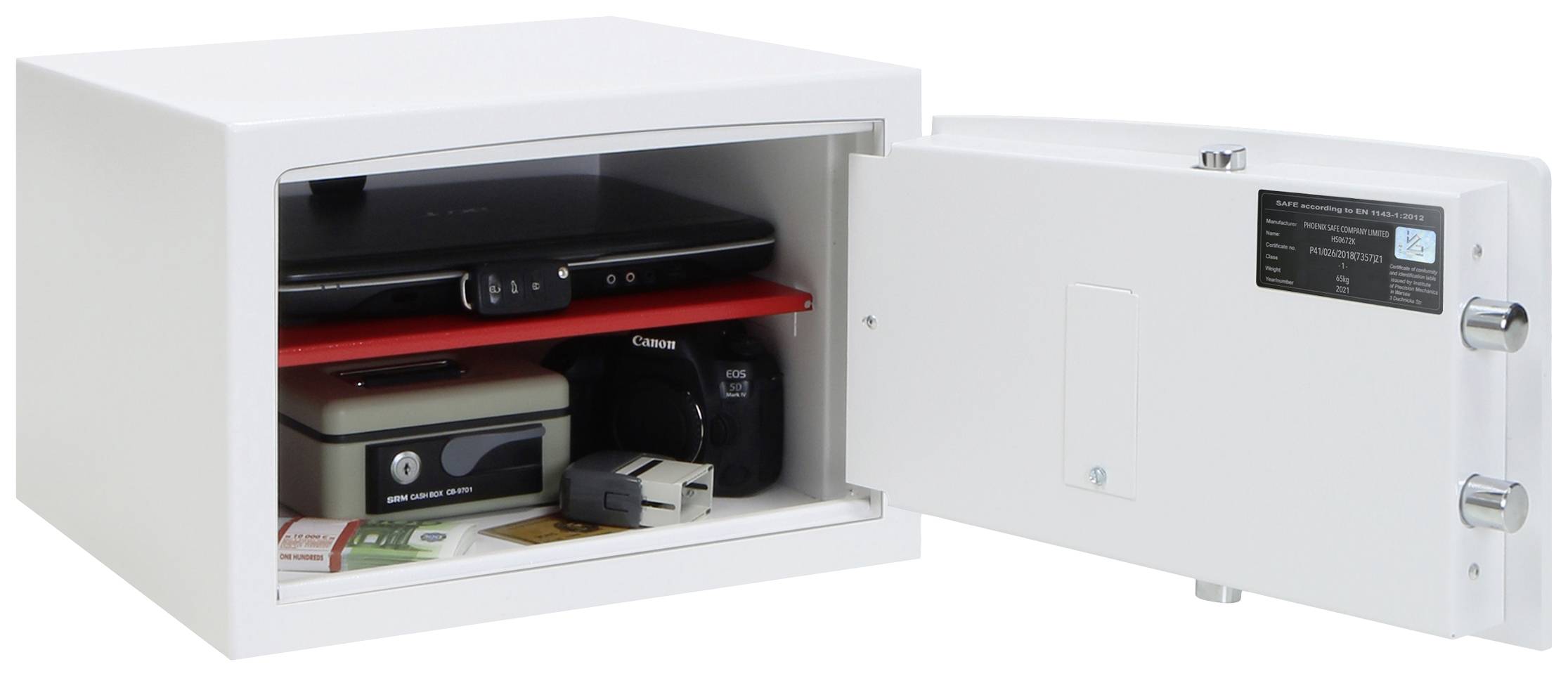 Phoenix HS0672K VENUS Tresor abschließbares Munitionsfach Schlüsselschloss