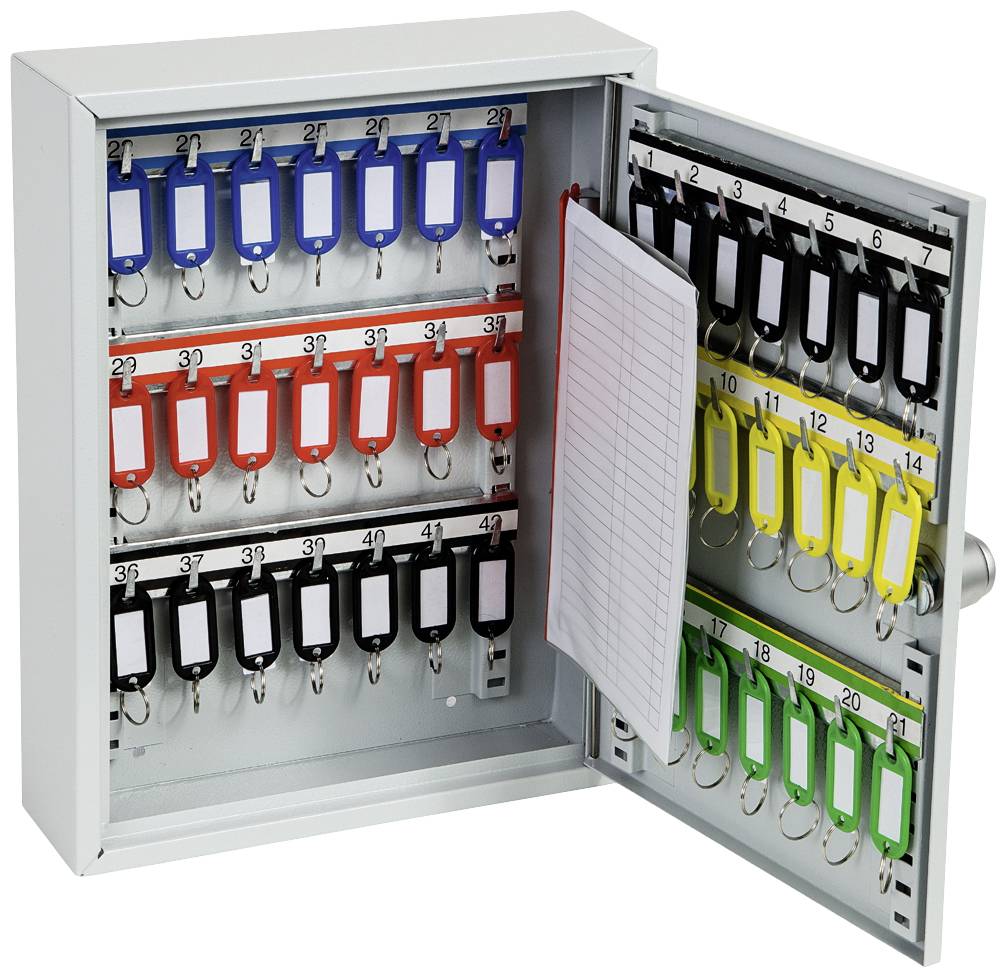 Phoenix Schlüsselkasten KC0600 KC0601E Anzahl Haken 42 Grau
