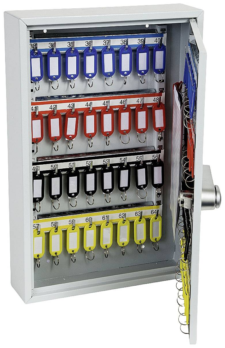 Phoenix Schlüsselkasten KC0600 KC0602E Anzahl Haken 64 Grau
