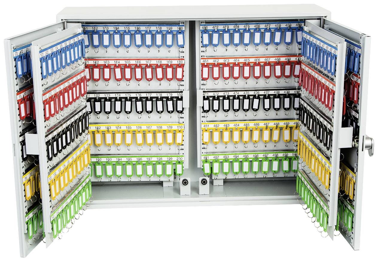 Phoenix Schlüsselkasten KC0600 KC0607E Anzahl Haken 600 Grau