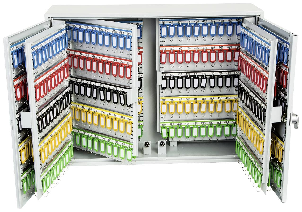 Phoenix Schlüsselkasten KC0600 KC0607E Anzahl Haken 600 Grau