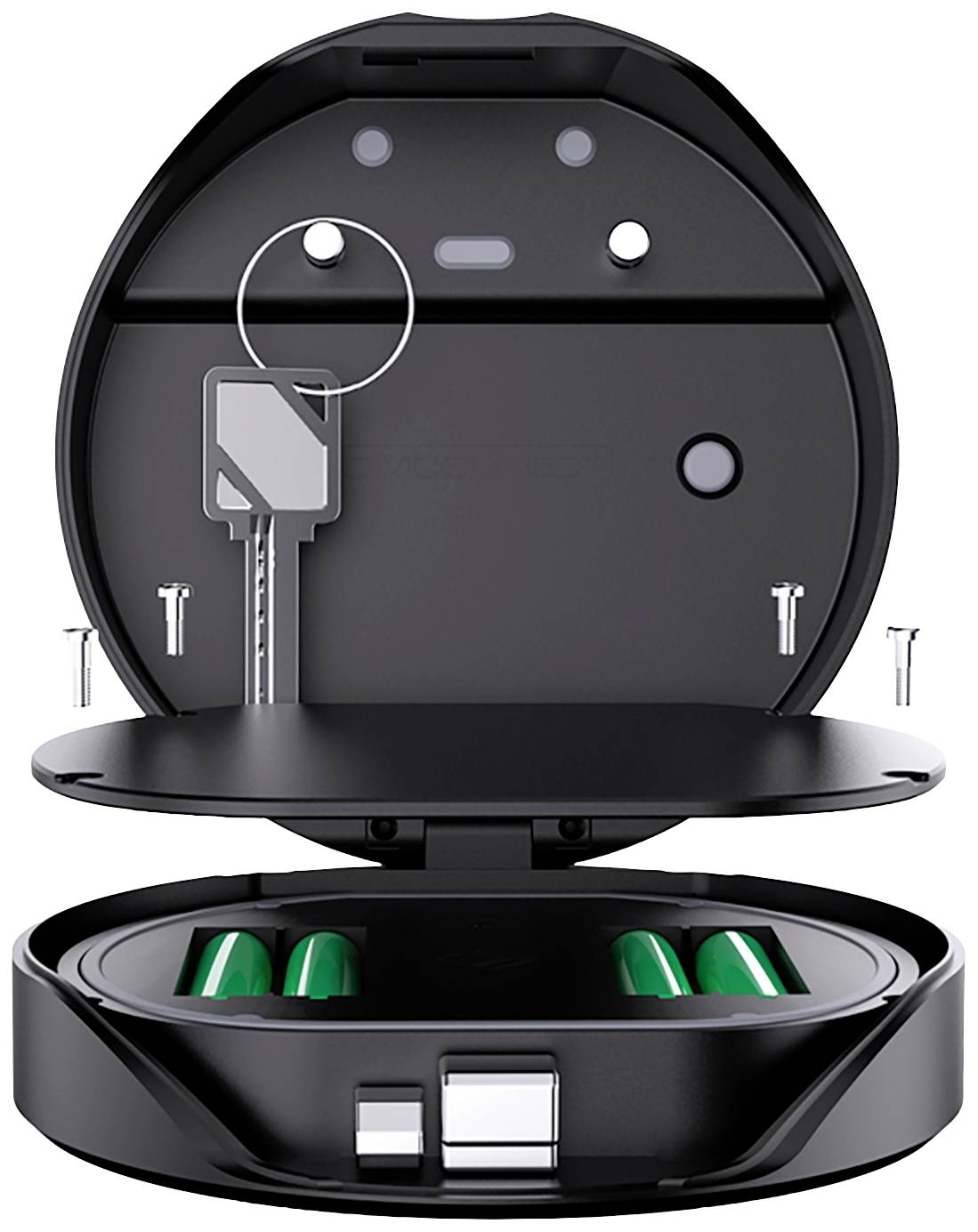 Phoenix Schlüsselsafe KEY STORE - THE SMILE KS0214E Anzahl Haken 2 Schwarz