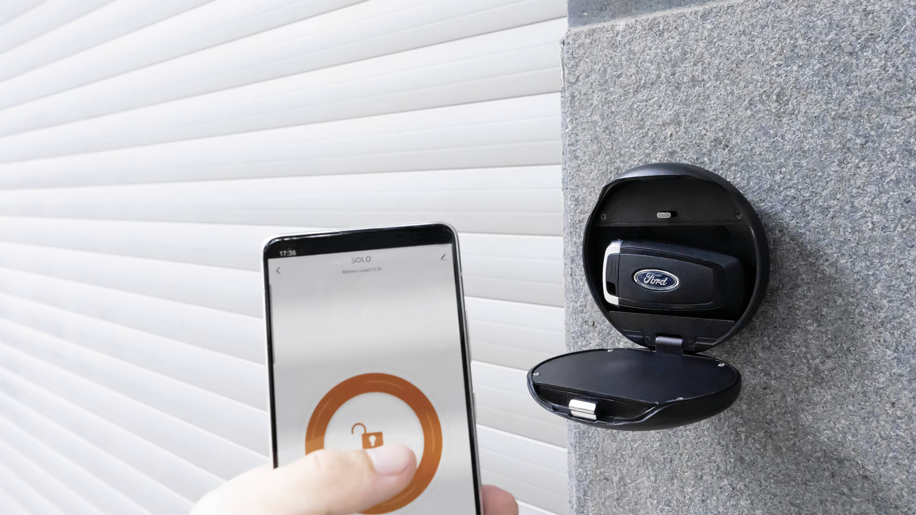 Phoenix Schlüsselsafe KEY STORE-THE PALM KS0212EC Anzahl Haken 1 Schwarz