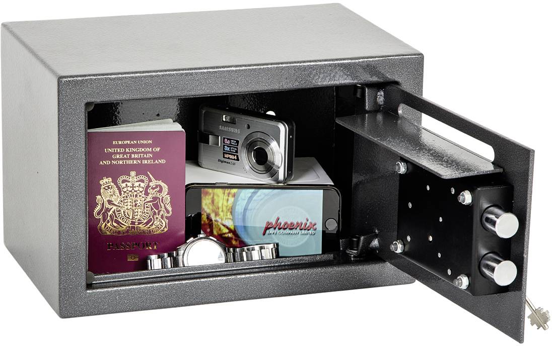Phoenix SS0801KD VELA DEPOSIT HOME & OFFICE Tresor mit Banknoteneinwurf Schlüsselschloss