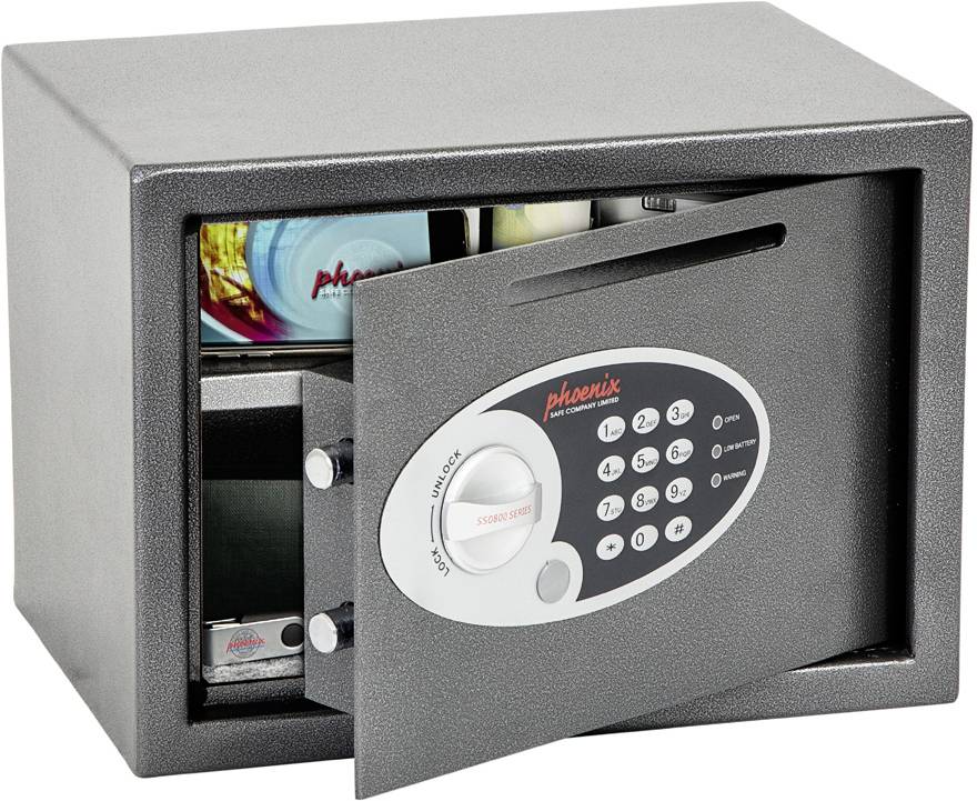 Phoenix SS0802ED VELA DEPOSIT HOME & OFFICE Tresor mit Banknoteneinwurf Zahlenschloss