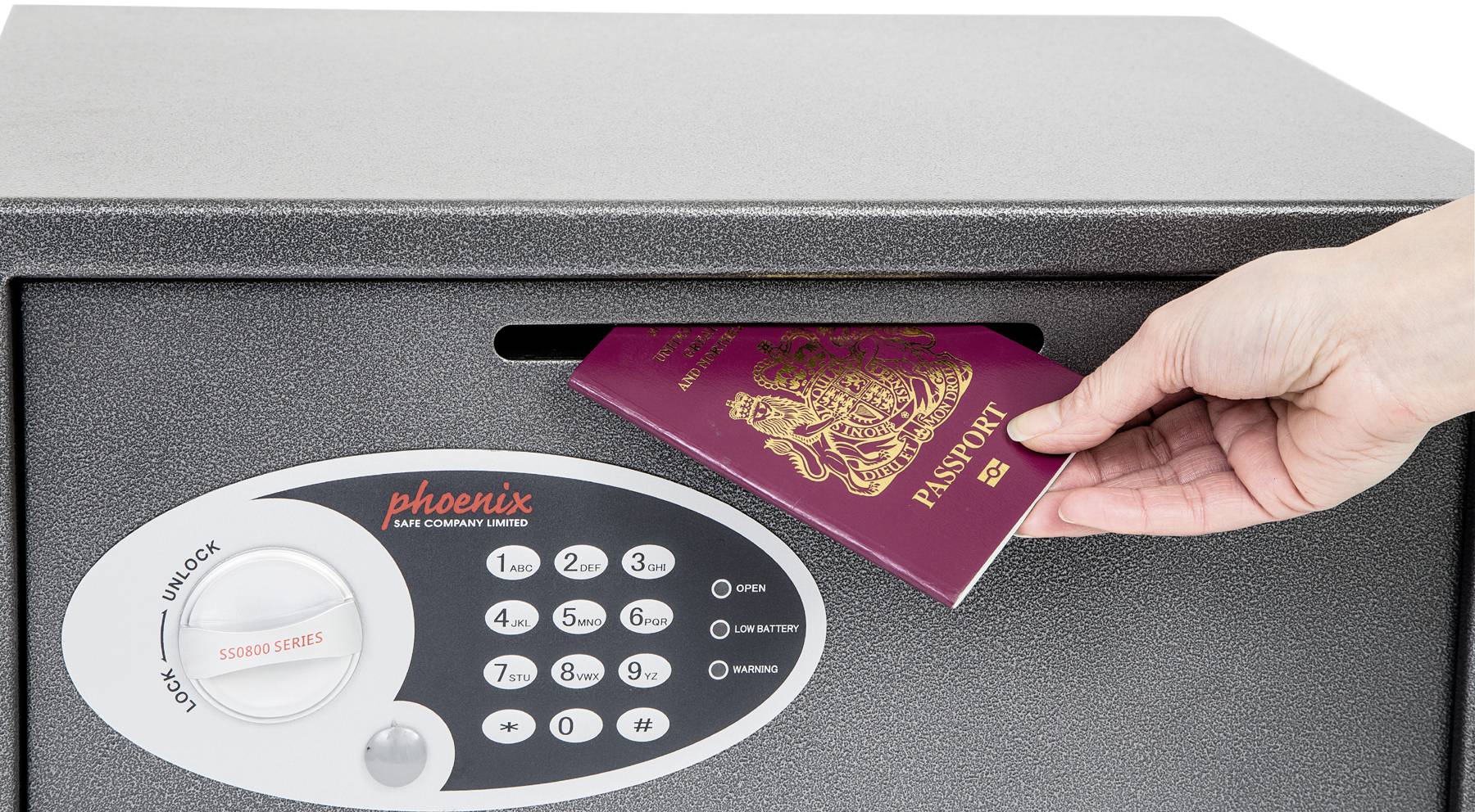 Phoenix SS0802ED VELA DEPOSIT HOME & OFFICE Tresor mit Banknoteneinwurf Zahlenschloss