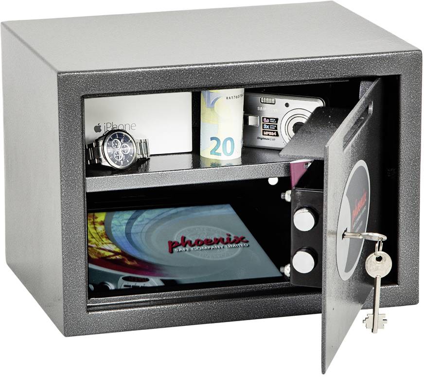 Phoenix SS0802KD VELA DEPOSIT HOME & OFFICE Tresor mit Banknoteneinwurf Schlüsselschloss