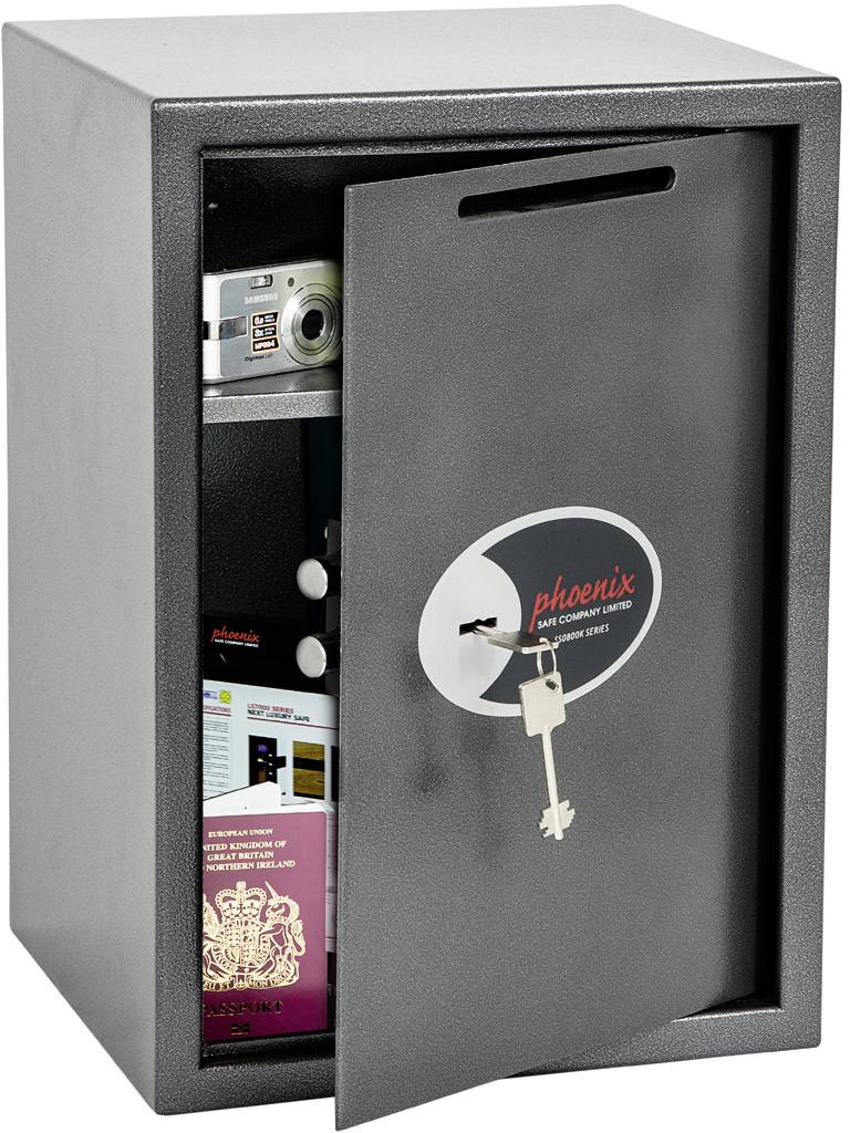 Phoenix SS0804KD VELA DEPOSIT HOME & OFFICE Tresor mit Banknoteneinwurf Schlüsselschloss