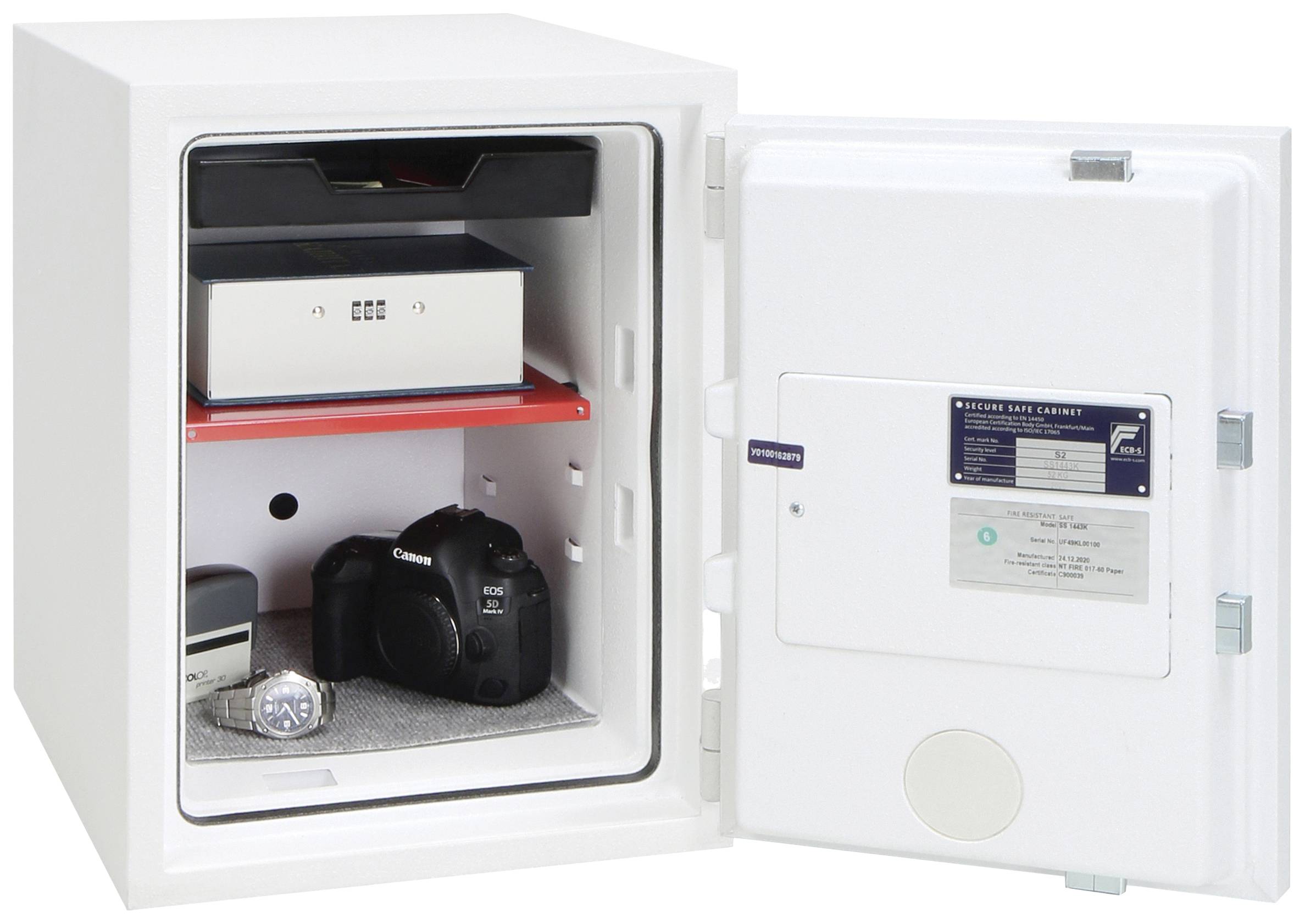 Phoenix SS1443K FORTRESS PRO Tresor feuerfest, wasserabweisend Schlüsselschloss