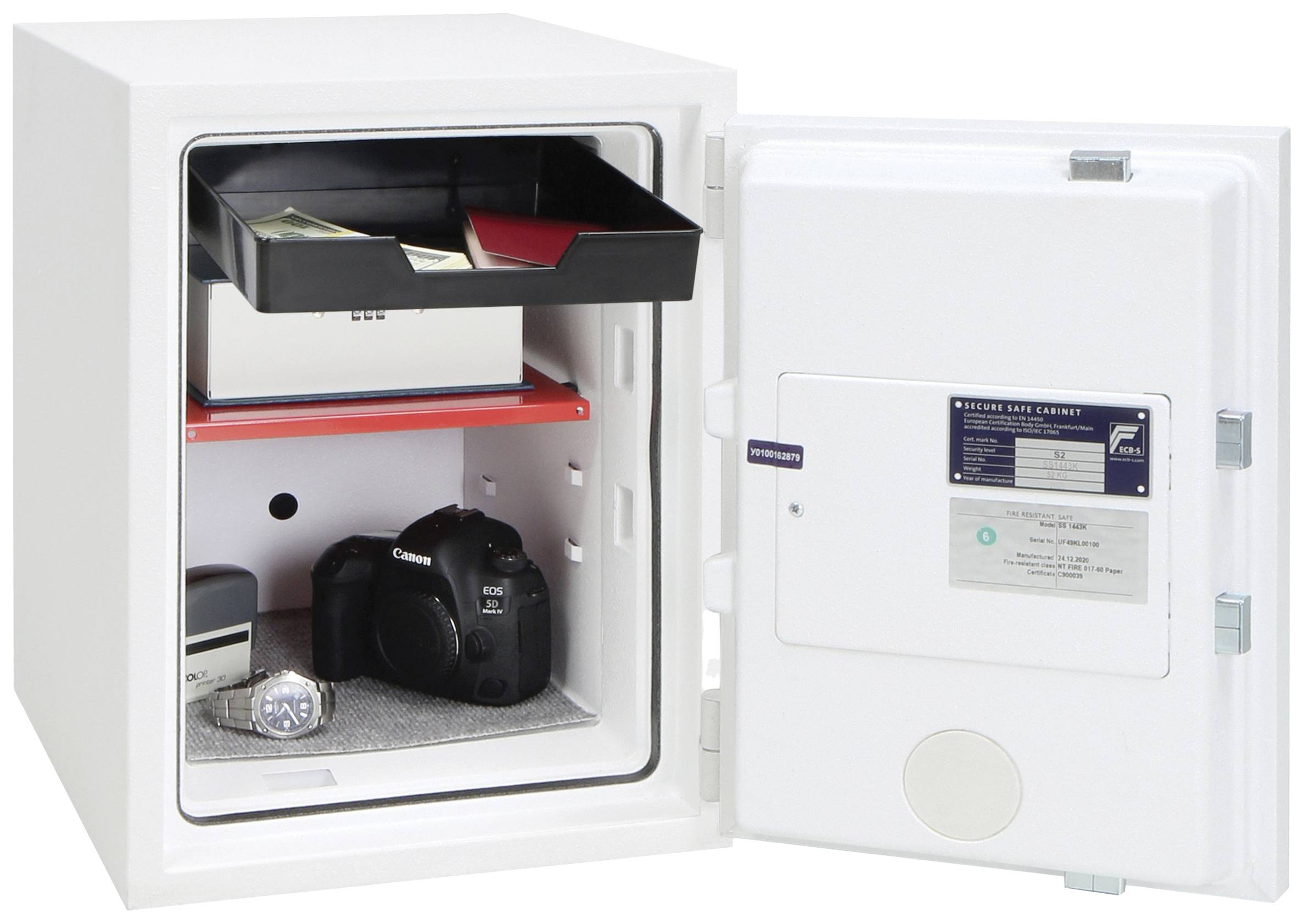 Phoenix SS1443K FORTRESS PRO Tresor feuerfest, wasserabweisend Schlüsselschloss