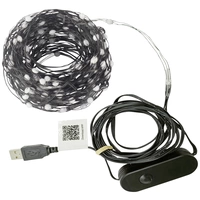 Sygonix SY-5167250 USB-Lichterkette über USB Anzahl Leuchtmittel 200 LED RGB Beleuchtete Länge: 19.9m per App steuerbar, Timer Sygonix SY-5167250 USB-Lichterkette über USB Anzahl Leuchtmittel 200 LED RGB Beleuchtete Länge: 19.9m per App steuerbar, Timer