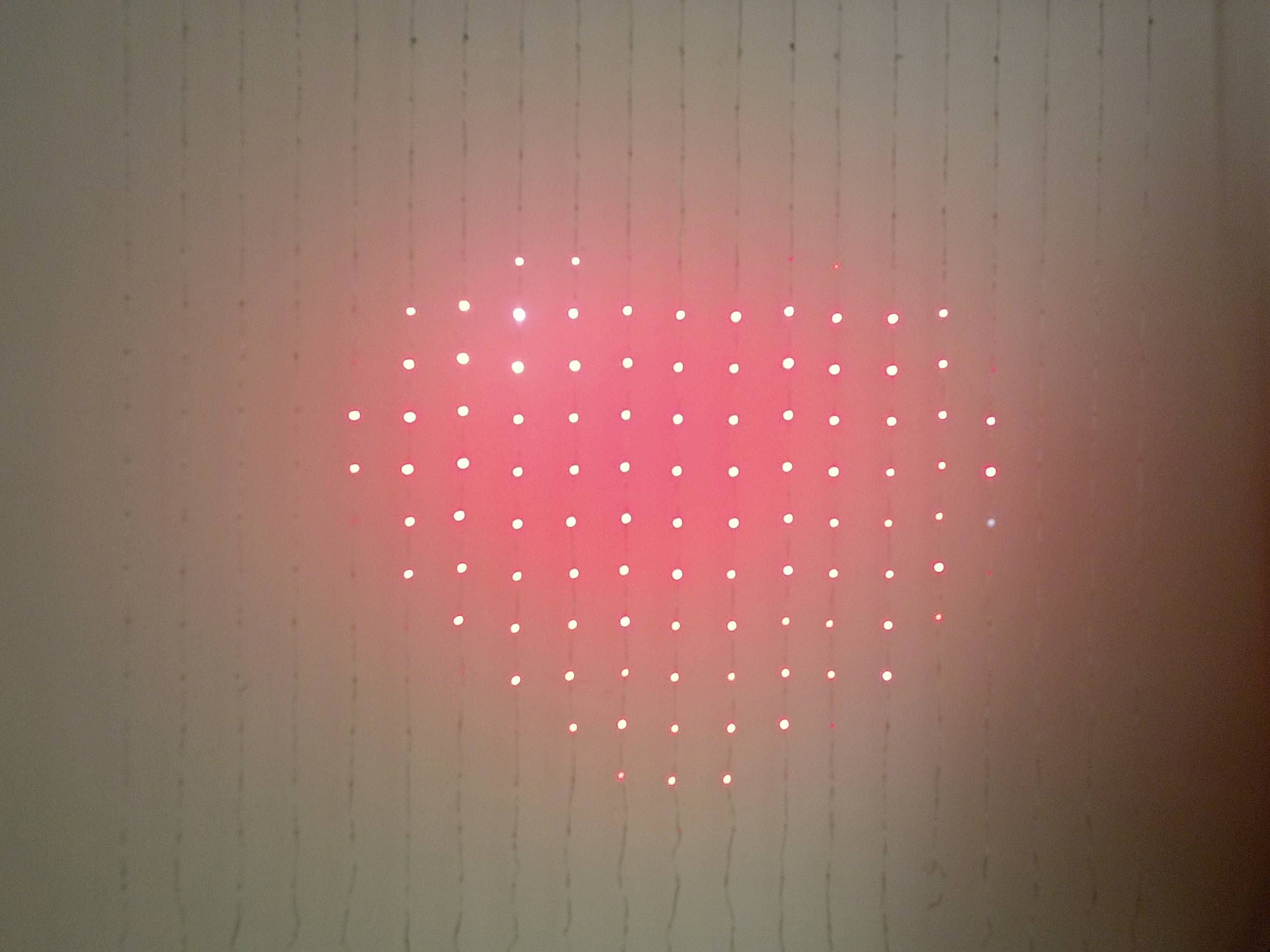 Sygonix Lichtervorhang Innen 230 V/50Hz 400 RGB per App steuerbar, mit Farbwechsel, dimmbar, mit Flackereffekt, Timer