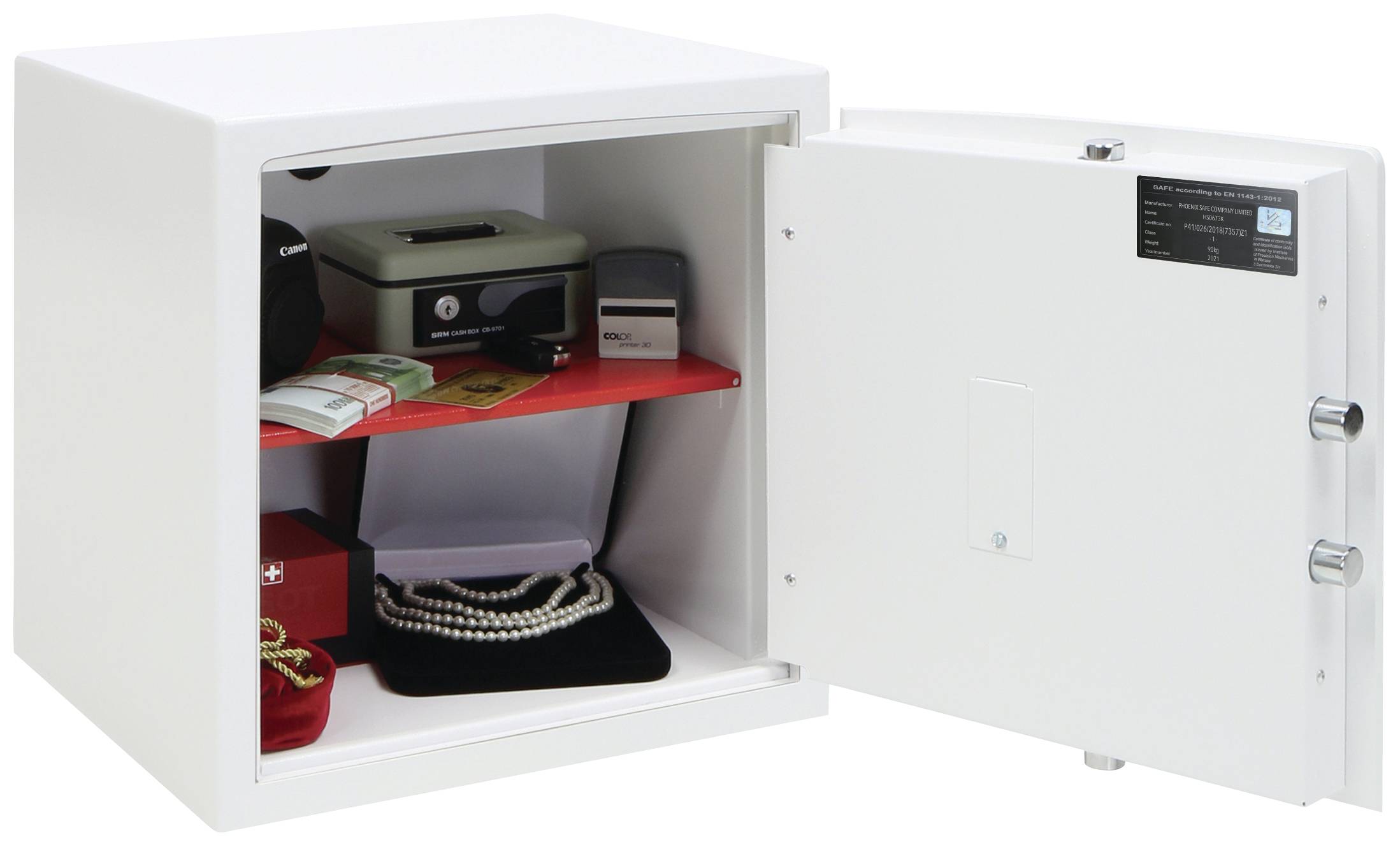 Phoenix HS0673K VENUS Tresor abschließbares Munitionsfach Schlüsselschloss