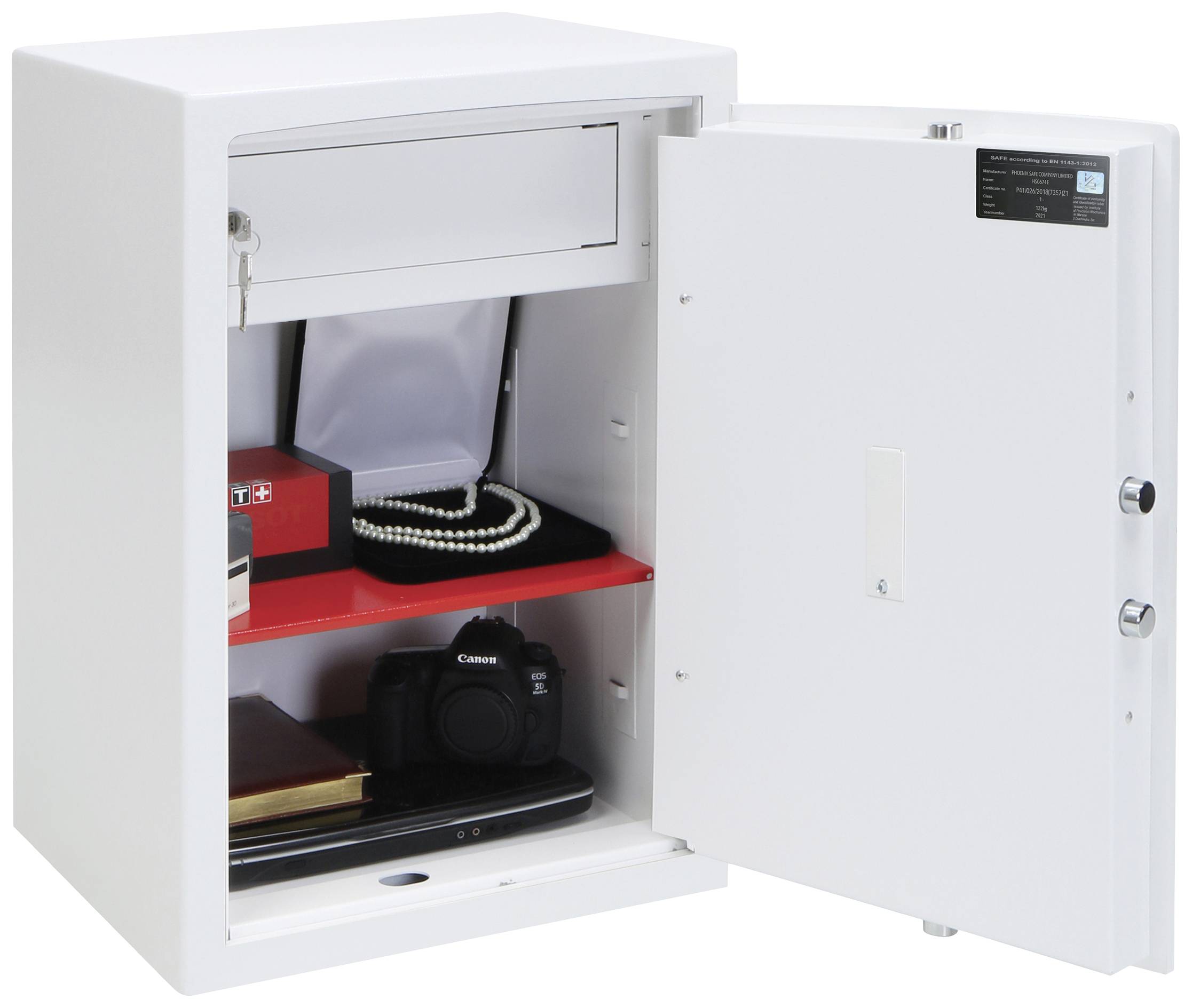 Phoenix HS0674E VENUS Tresor abschließbares Munitionsfach Zahlenschloss