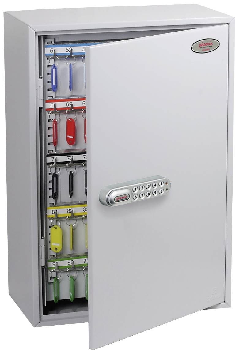 Phoenix Schlüsselkasten KC0600 KC0605E Anzahl Haken 300 Grau