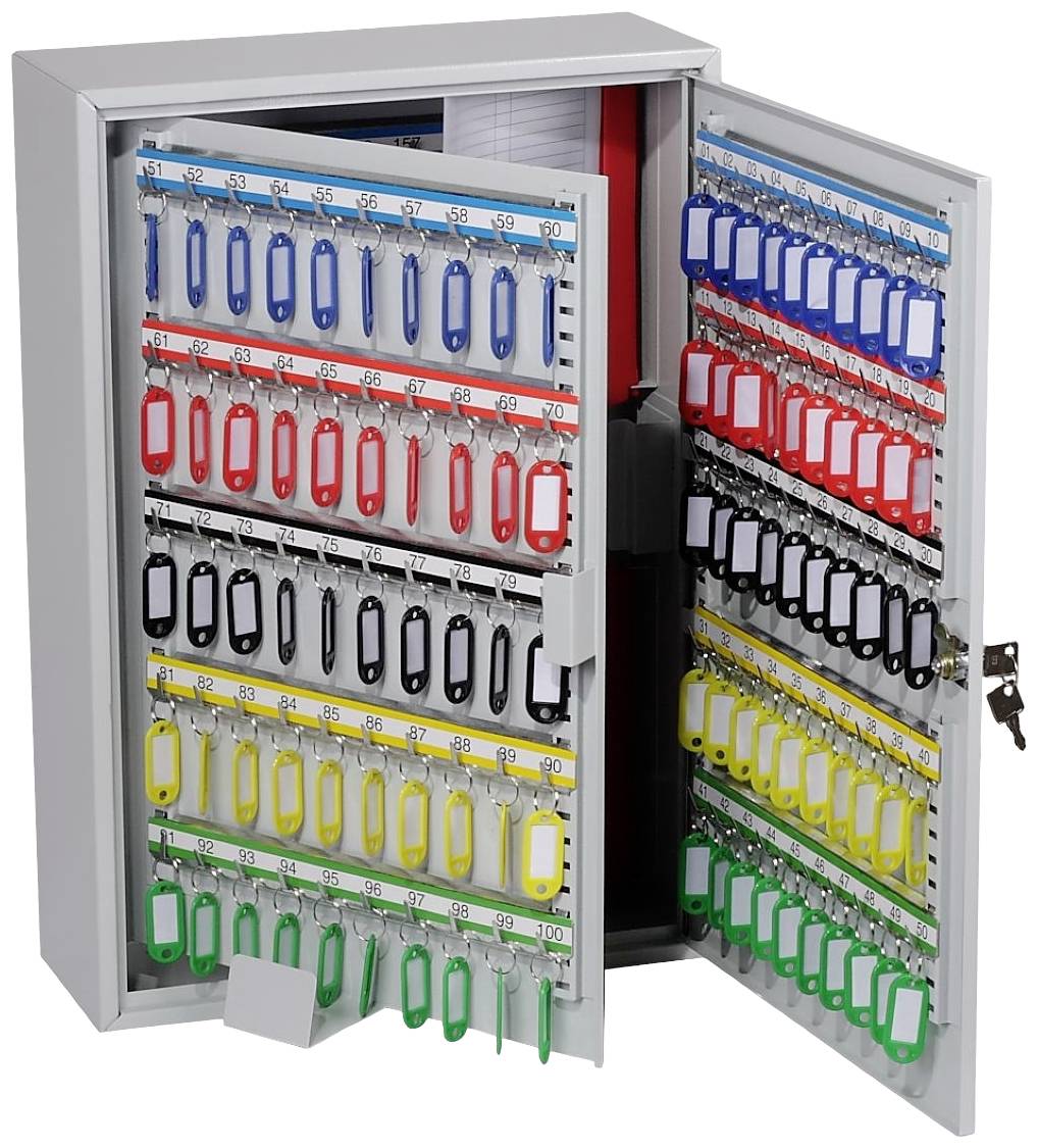 Phoenix Schlüsselkasten KC0600 KC0605E Anzahl Haken 300 Grau