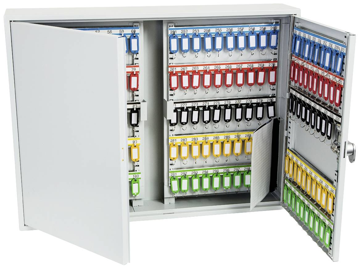 Phoenix Schlüsselkasten KC0600 KC0606E Anzahl Haken 400 Grau