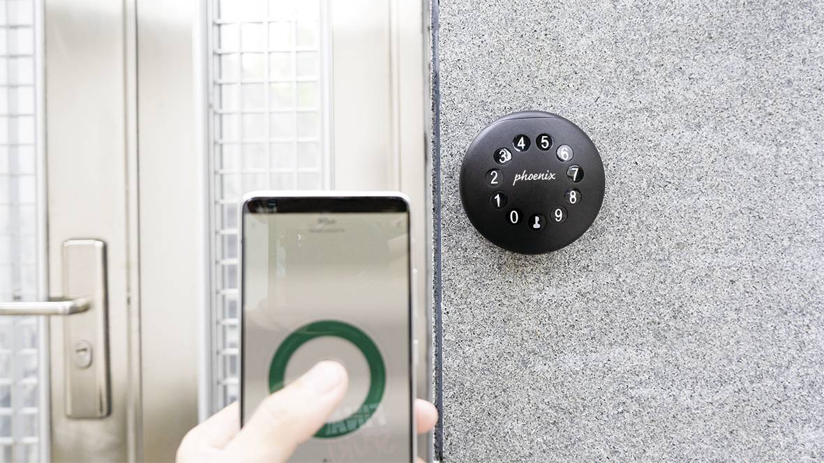 Phoenix Schlüsselsafe KEY STORE-THE PALM KS0211E Anzahl Haken 1 Schwarz