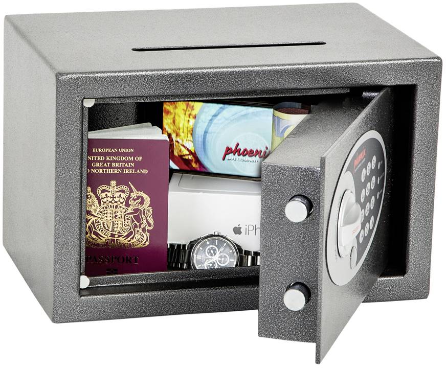 Phoenix SS0801ED VELA DEPOSIT HOME & OFFICE Tresor mit Banknoteneinwurf Zahlenschloss