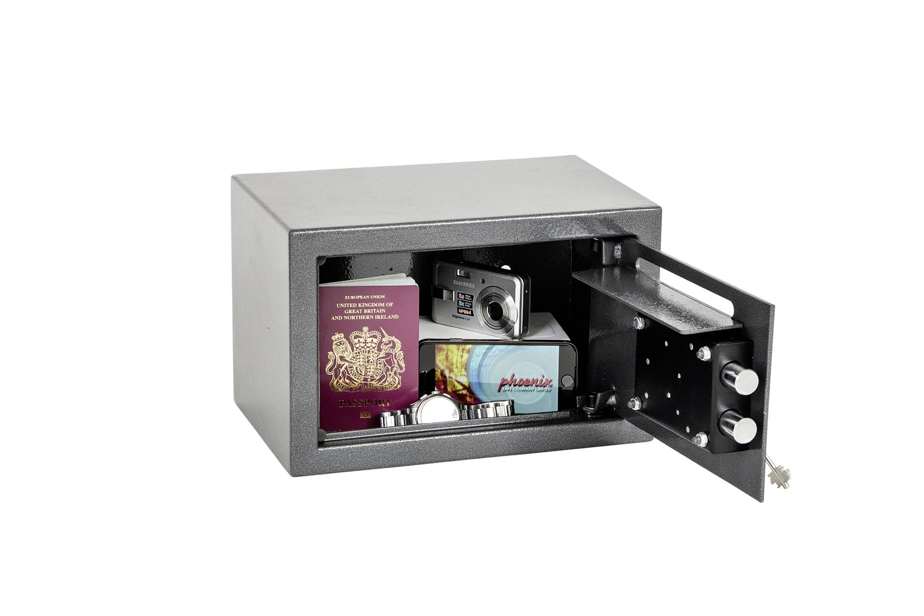 Phoenix SS0801KD VELA DEPOSIT HOME & OFFICE Tresor mit Banknoteneinwurf Schlüsselschloss