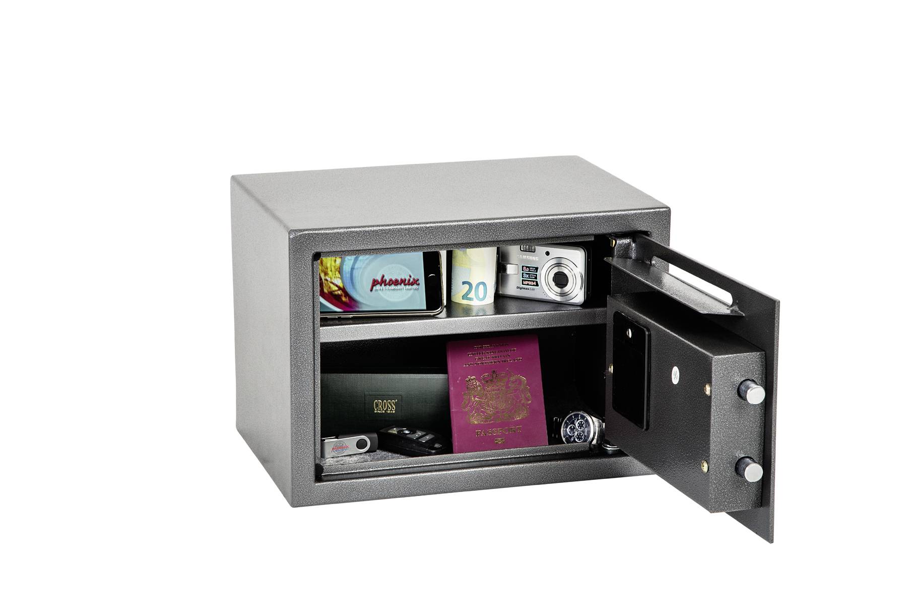 Phoenix SS0802ED VELA DEPOSIT HOME & OFFICE Tresor mit Banknoteneinwurf Zahlenschloss