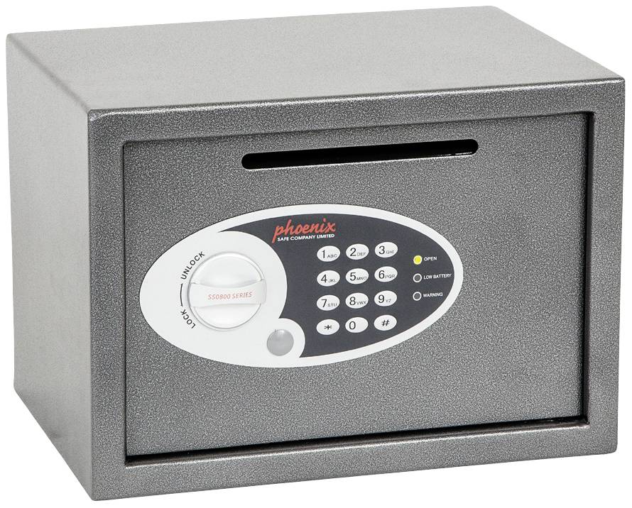 Phoenix SS0802ED VELA DEPOSIT HOME & OFFICE Tresor mit Banknoteneinwurf Zahlenschloss