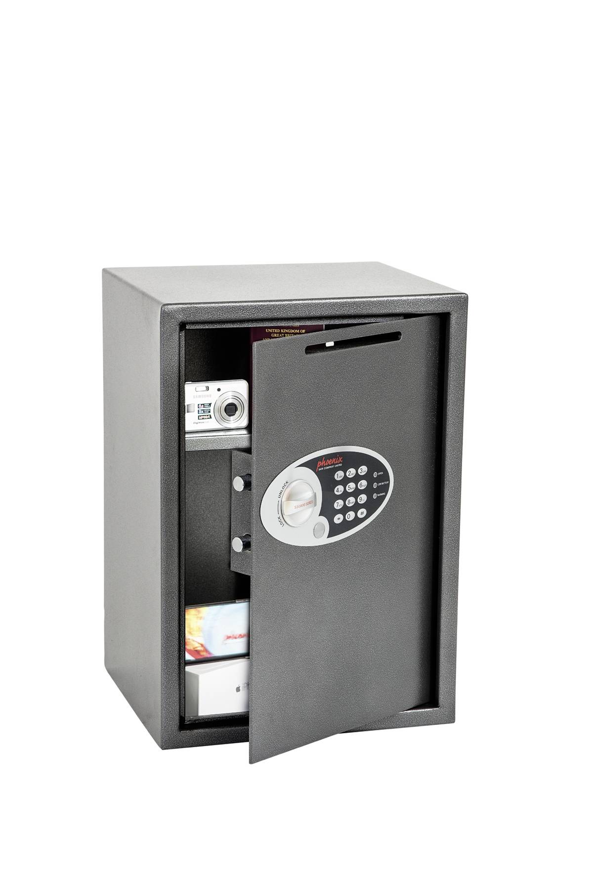 Phoenix SS0804ED VELA DEPOSIT HOME & OFFICE Tresor mit Banknoteneinwurf Zahlenschloss