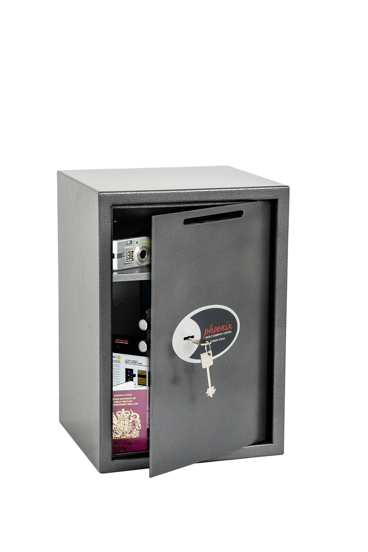 Phoenix SS0804KD VELA DEPOSIT HOME & OFFICE Tresor mit Banknoteneinwurf Schlüsselschloss