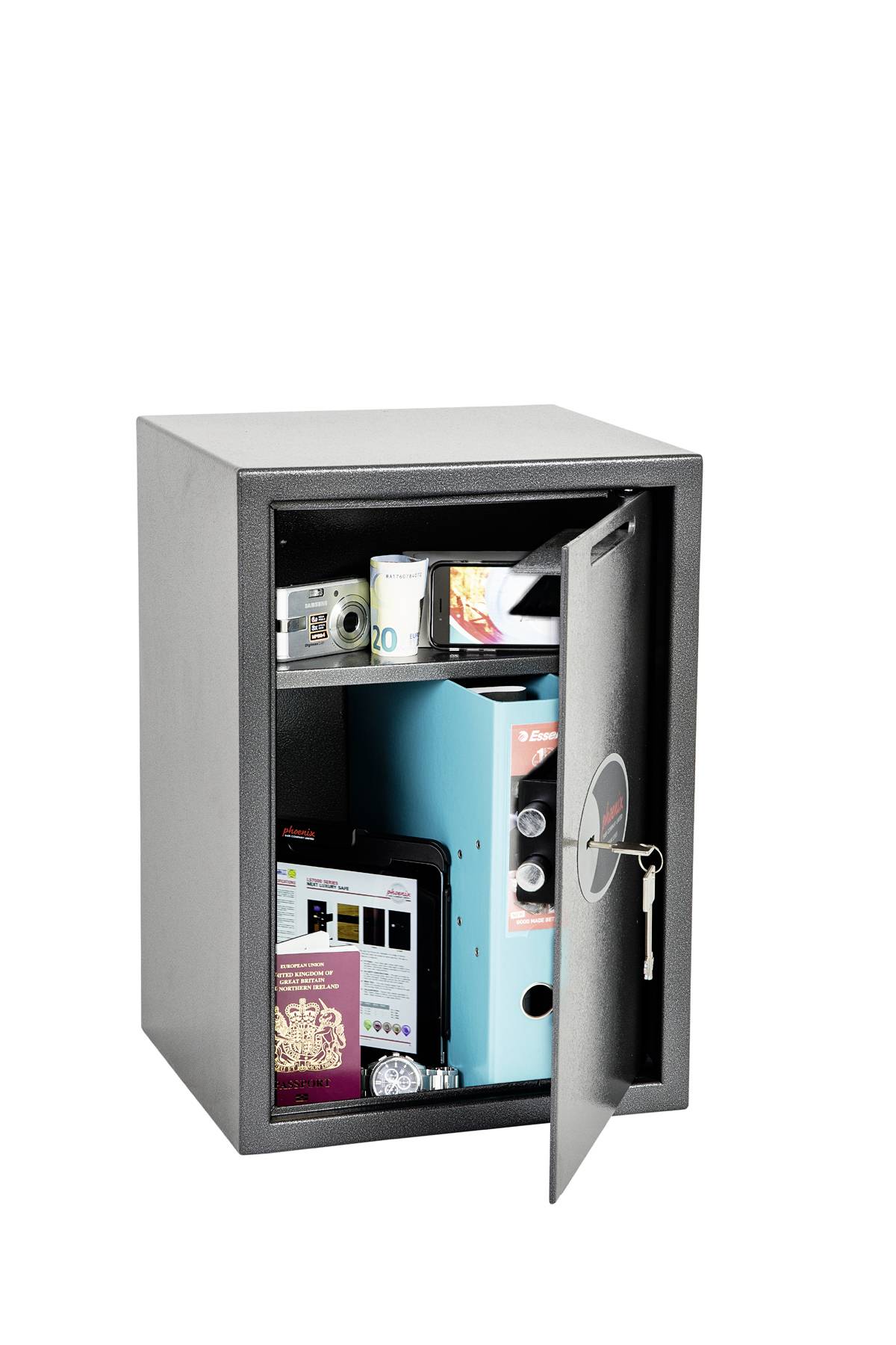 Phoenix SS0804KD VELA DEPOSIT HOME & OFFICE Tresor mit Banknoteneinwurf Schlüsselschloss