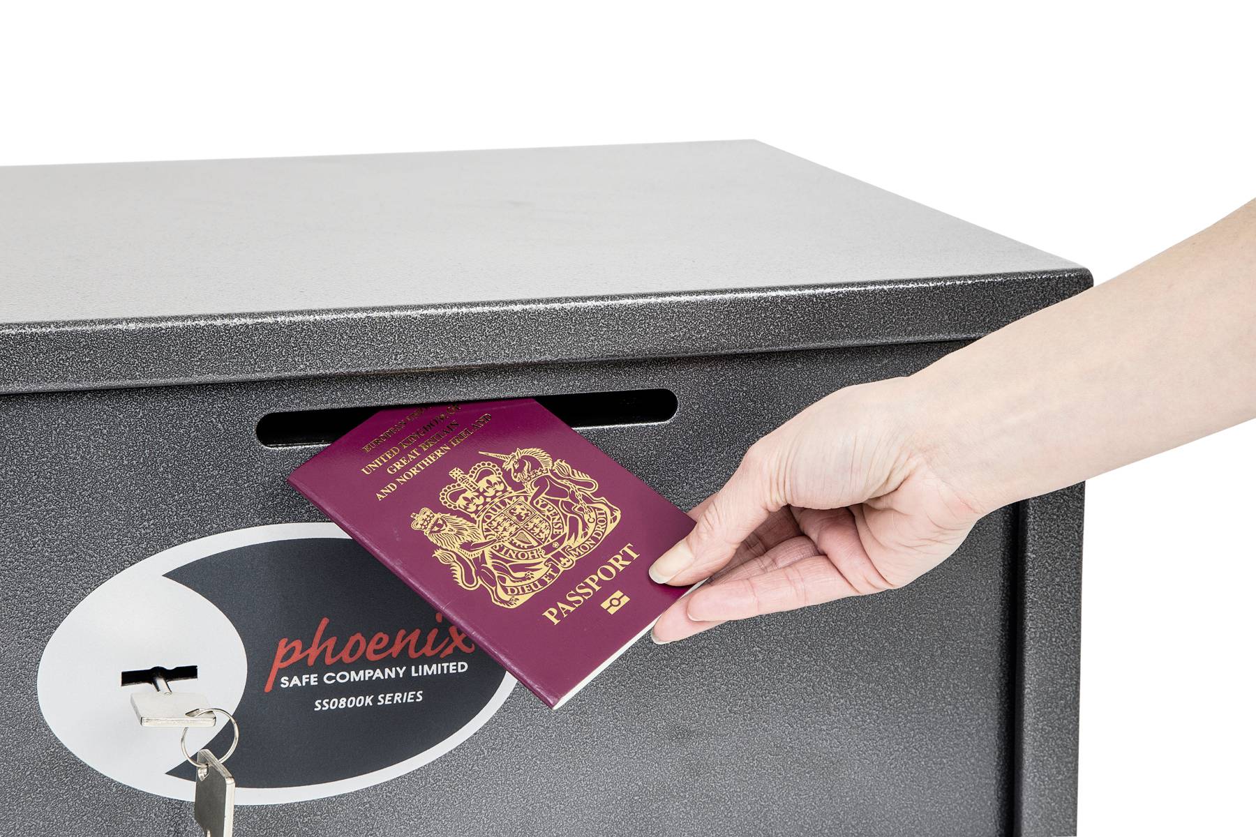 Phoenix SS0804KD VELA DEPOSIT HOME & OFFICE Tresor mit Banknoteneinwurf Schlüsselschloss