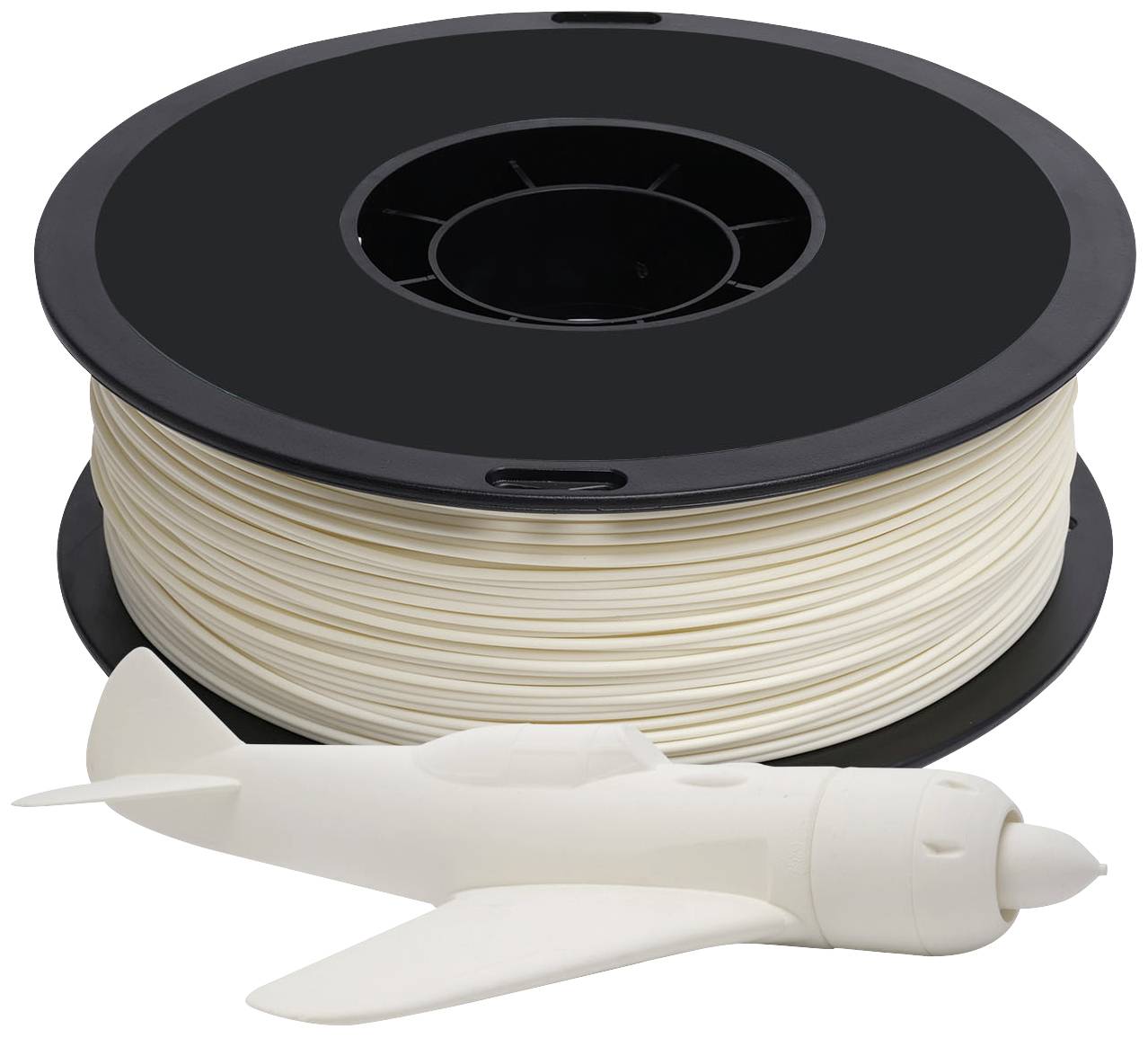 Renkforce RF-5167480 PLA-LW Light Weight Filament PLA 1.75mm 1kg Weiß (matt) 1St.