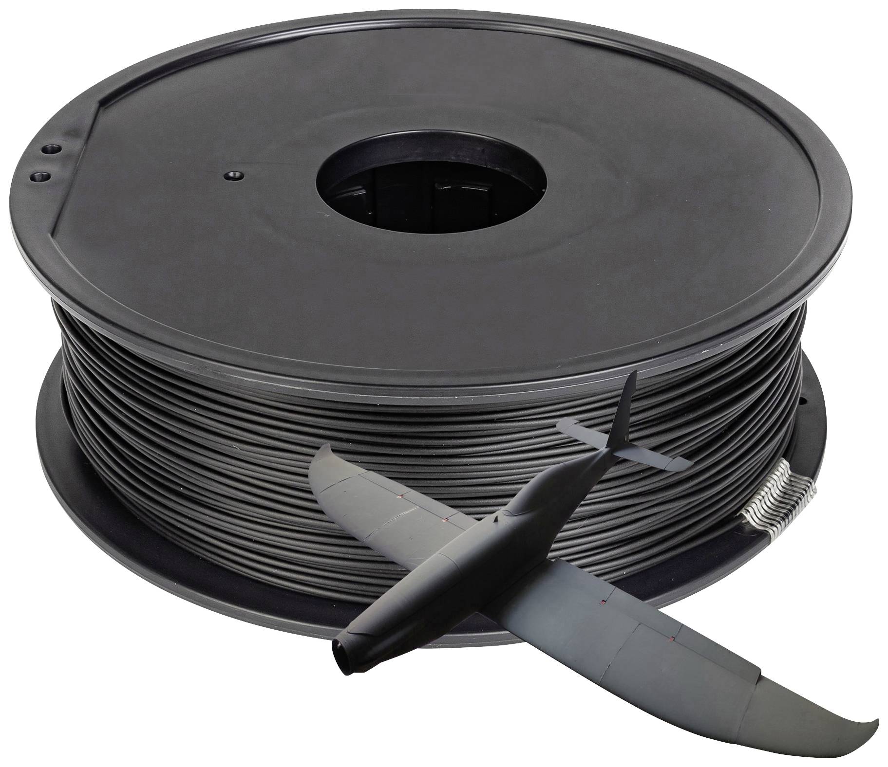 Renkforce RF-5167482 PLA-LW Light Weight Filament PLA 1.75mm 1kg Schwarz (matt) 1St.