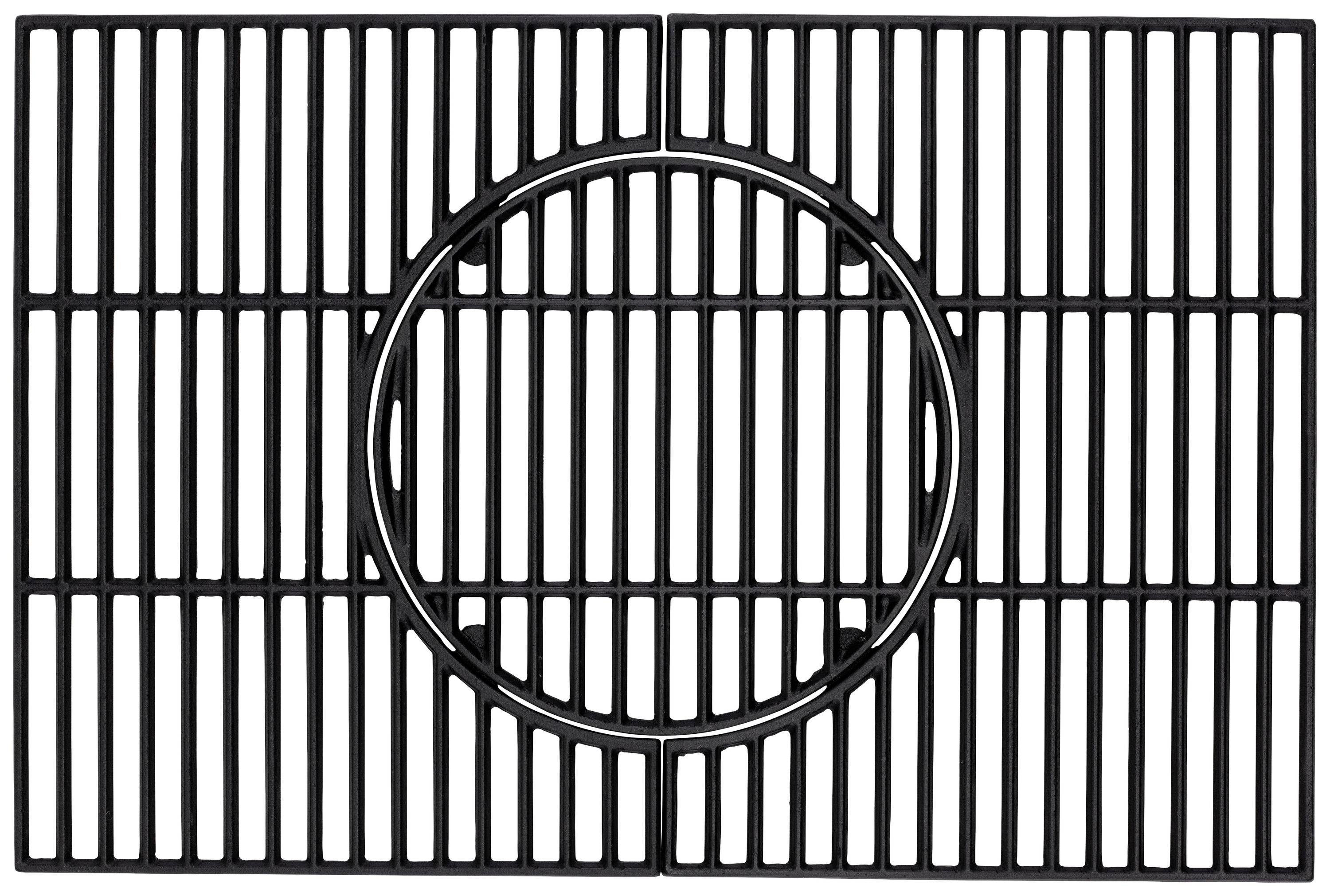 Tepro Garten Guss-Grillrost-Set Guss Grillrost Schwarz