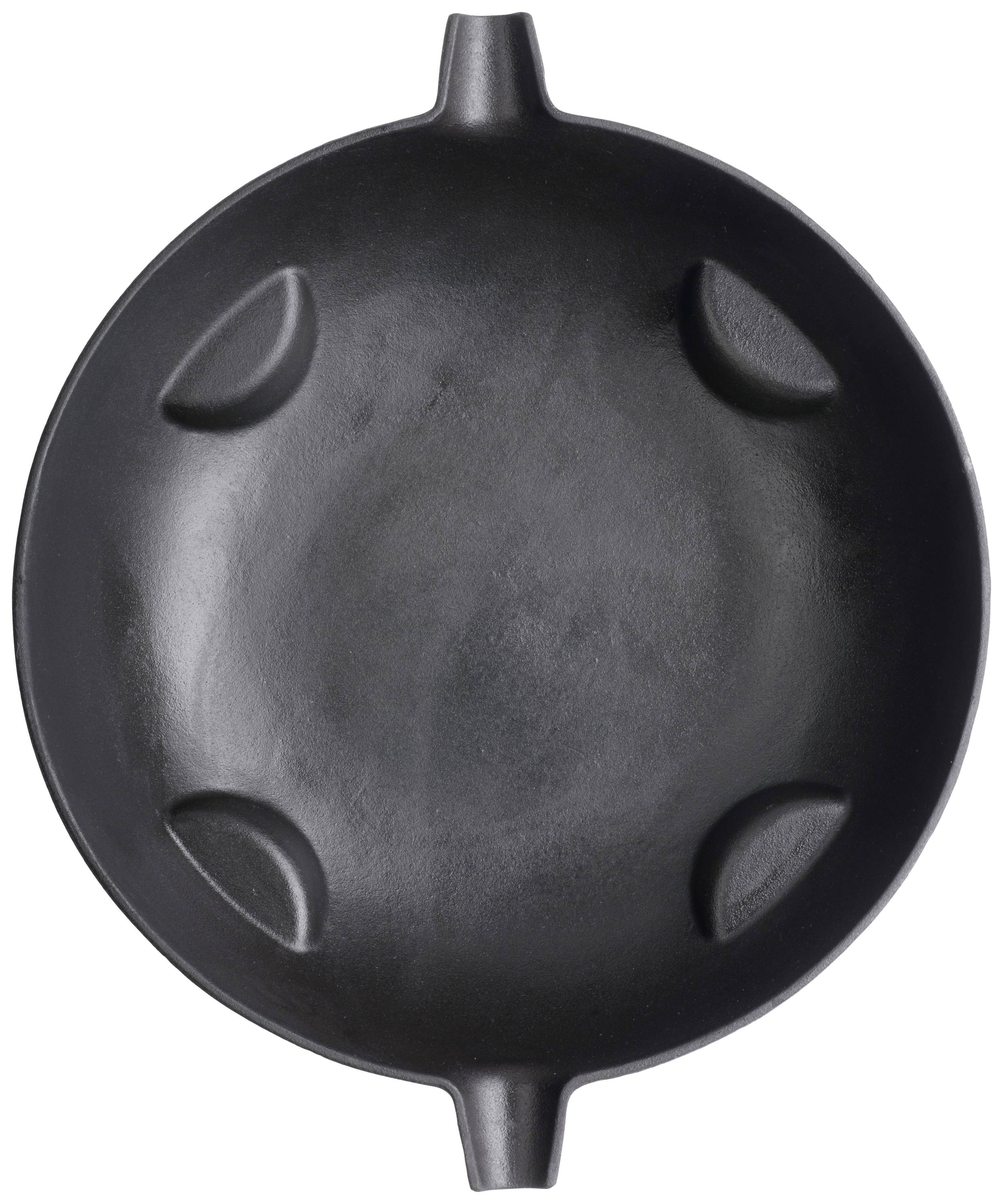 Tepro Garten Wok Guss Pfanne Einleger Schwarz