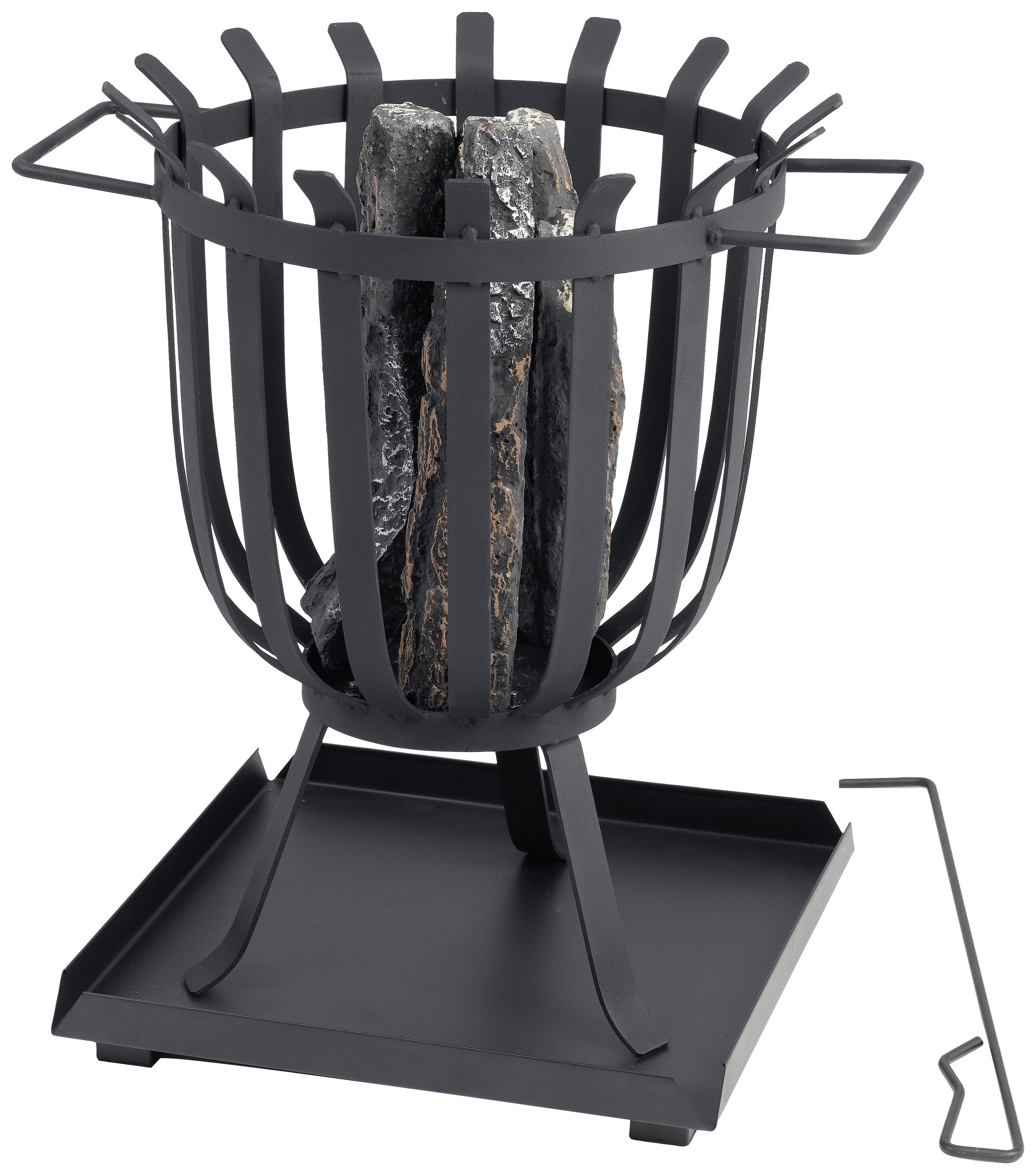 Tepro Garten Brentwood Feuerkorb Schwarz