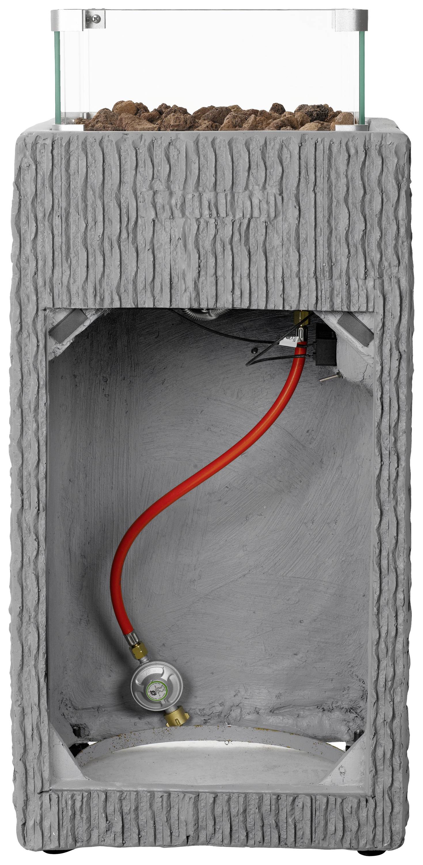 tepro Garten Brighton Gas Feuerstelle 1 Brenner Grau (matt)