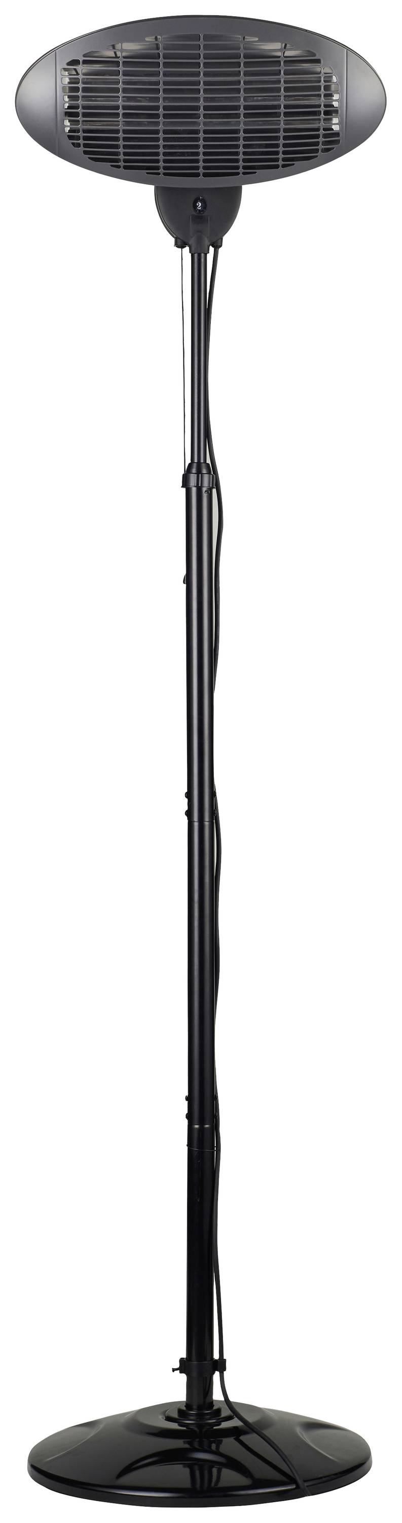 Tepro Garten Terrassen-Strahler 2000 W Schwarz