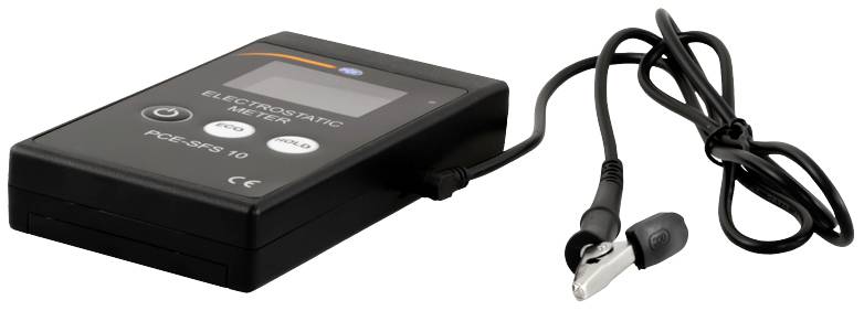 PCE Instruments Elektrostatik Messgerät Elektromagnetisches Feld, Feuchtigkeit, Temperatur