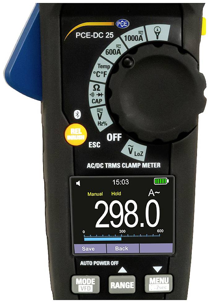 PCE Instruments PCE-DC 25 Stromzange digital