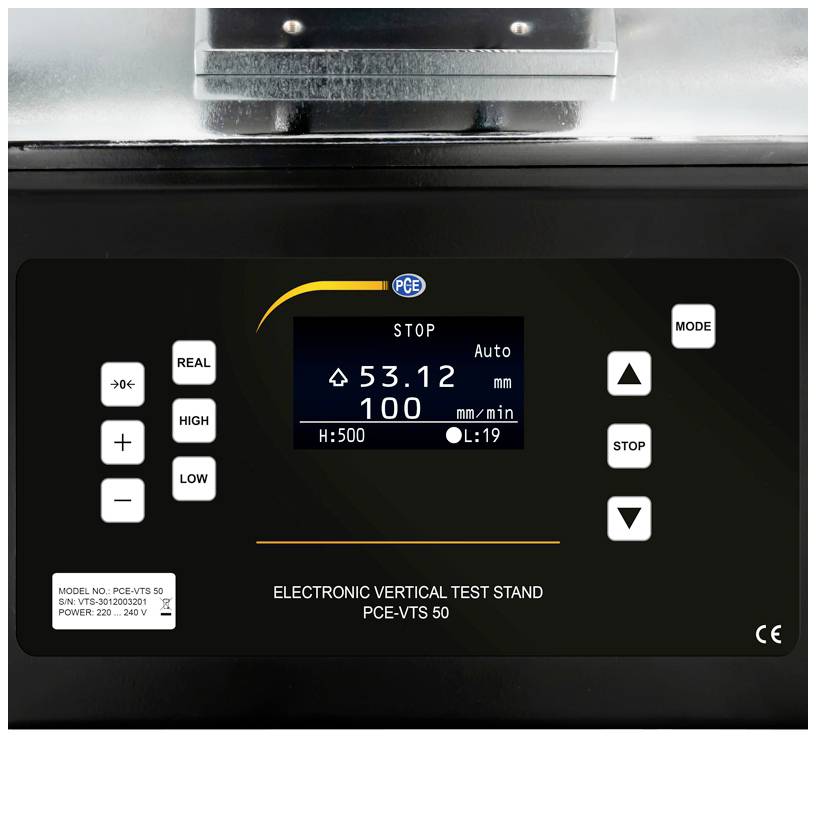 PCE Instruments PCE-VTS 50 Kraftmessstand Werksstandard (ohne Zertifikat)